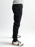 Pantalone slim fit in raso Berna - Seipuntozerostore