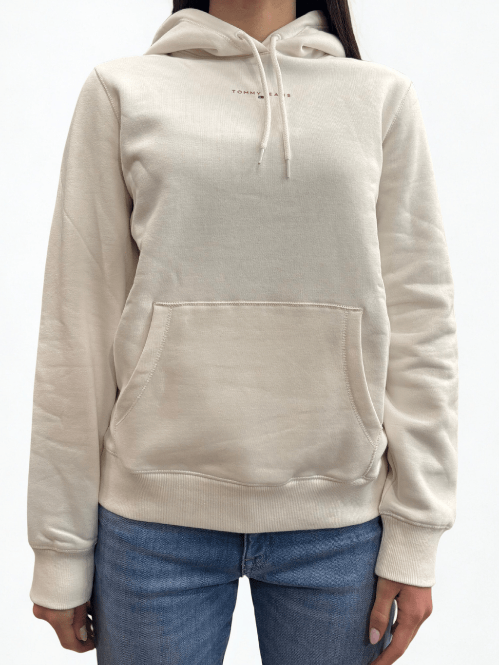 Felpa con cappuccio e logo lineare Tommy Jeans - Seipuntozerostore