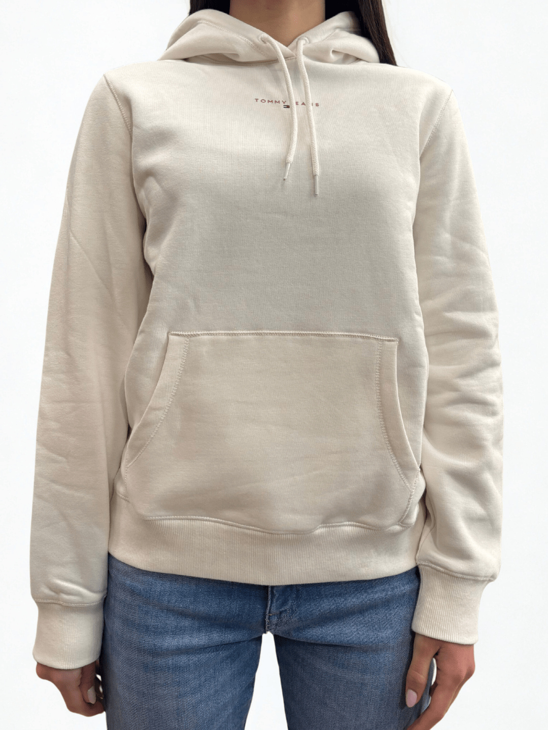 Felpa con cappuccio e logo lineare Tommy Jeans - Seipuntozerostore