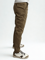 Pantalone slim fit in raso Berna - Seipuntozerostore
