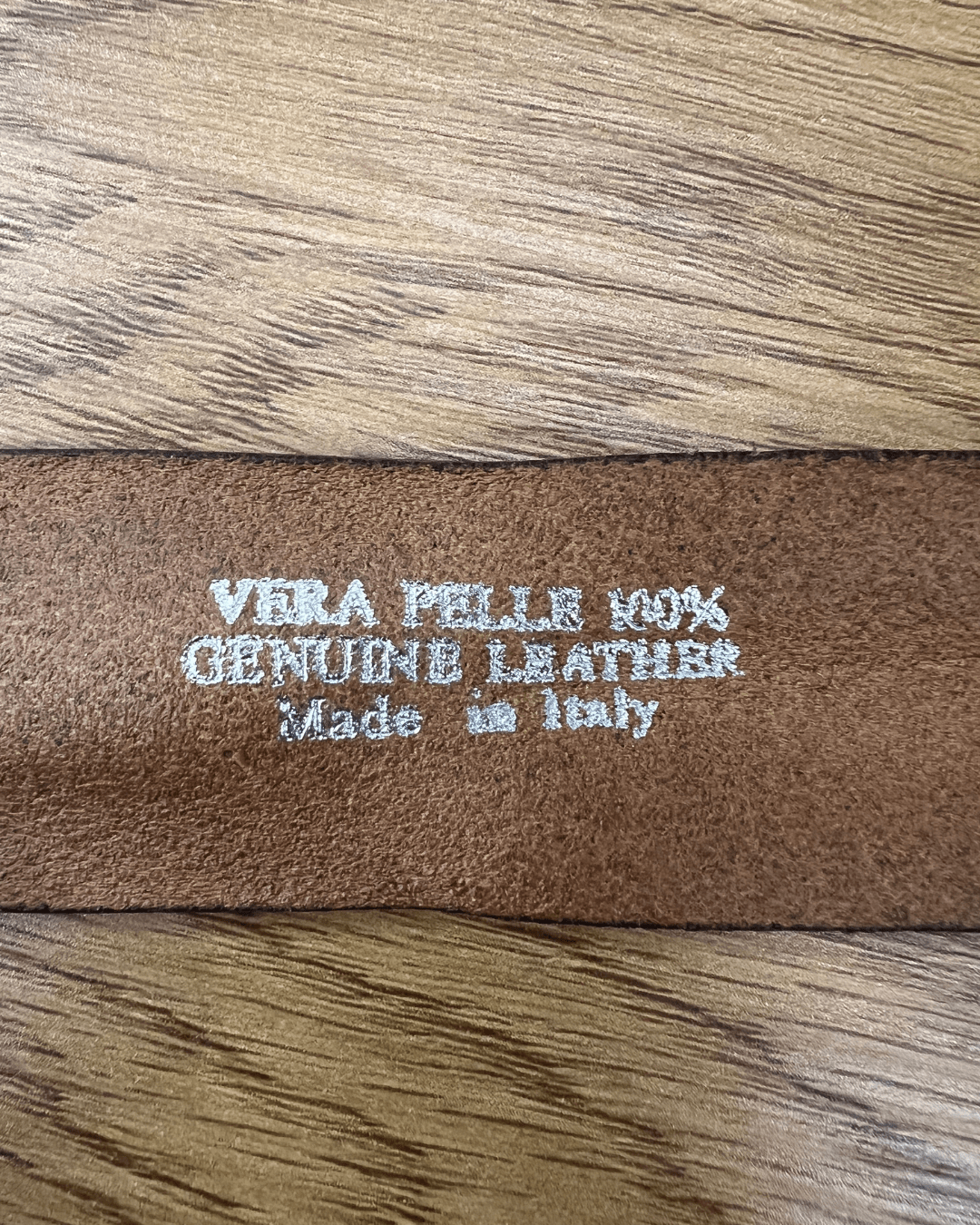 Cintura in vera pelle Beige Uniform - Seipuntozerostore