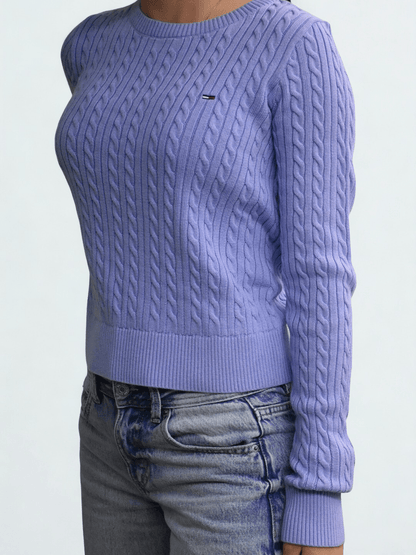 Pullover slim fit in maglia intrecciata Vintage Iris Tommy Jeans - Seipuntozerostore