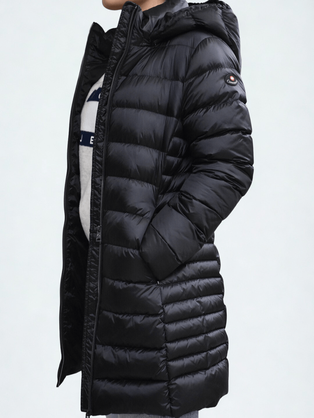 Piumino Cappotto Lisbet long 2.0/W nero Canadiens - Seipuntozerostore