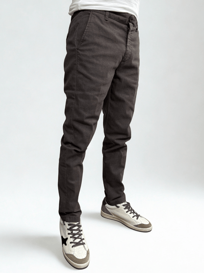 Pantalone slim fit con cinturino regolabile Castagna Berna - Seipuntozerostore