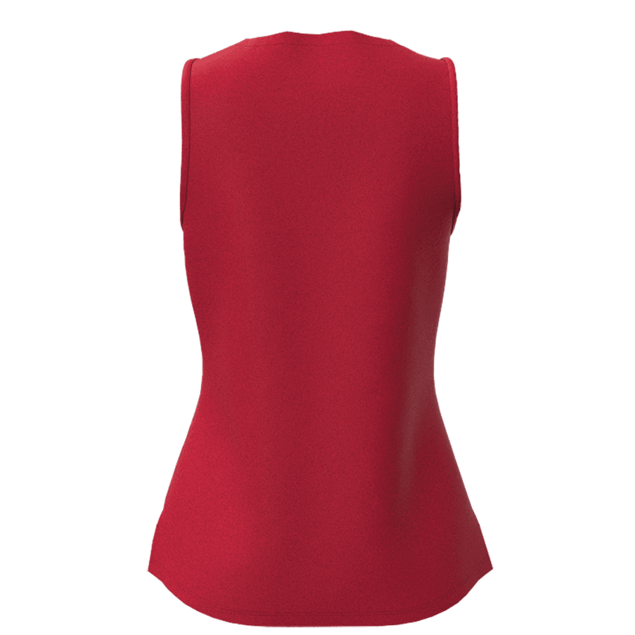 Canotta Chiba Sleeveless Shirt rosso donna Mizuno - Seipuntozerostore
