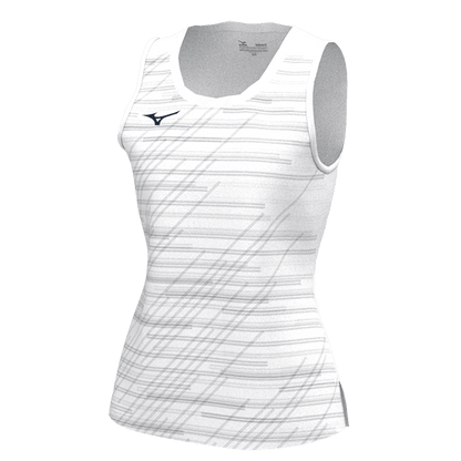 Canotta Chiba Sleeveless Shirtr bianco donna Mizuno - Seipuntozerostore