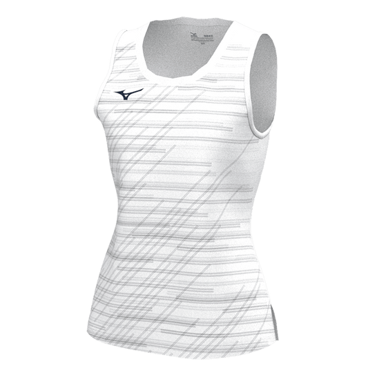 Canotta Chiba Sleeveless Shirtr bianco donna Mizuno - Seipuntozerostore