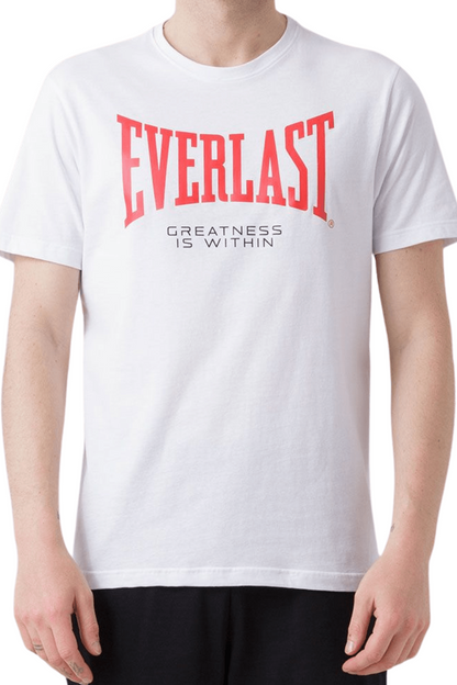 T-shirt bianca con logo Everlast - Seipuntozerostore