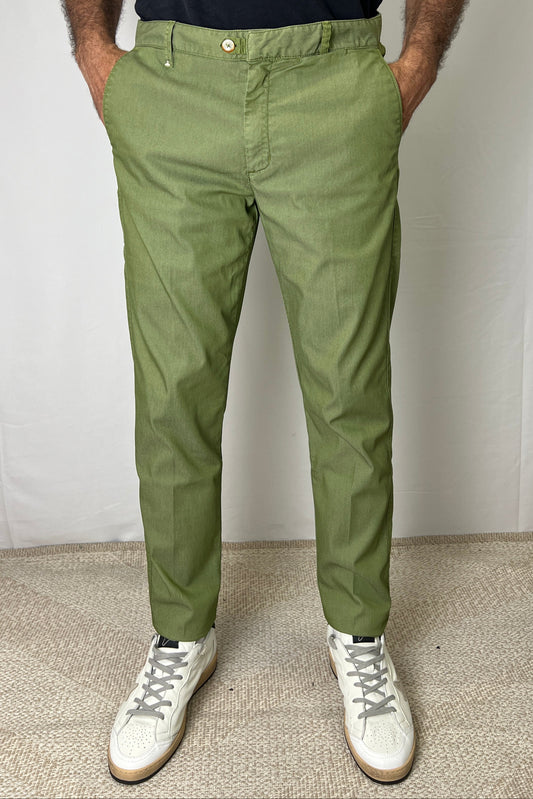 Pantalone Chinos kiwi Berna - Seipuntozerostore