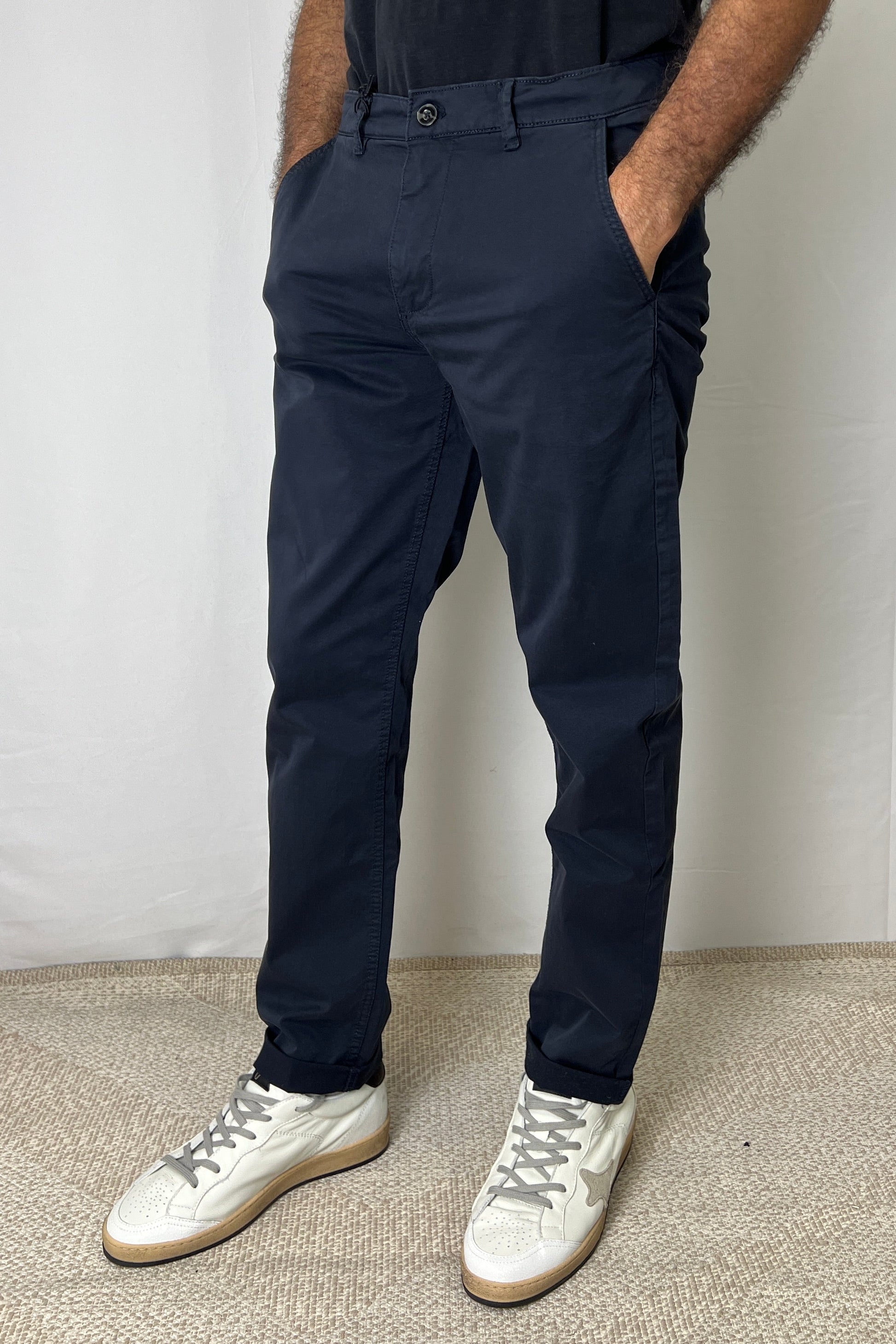 Pantalone Chino blu Lyle & Scott - Seipuntozerostore