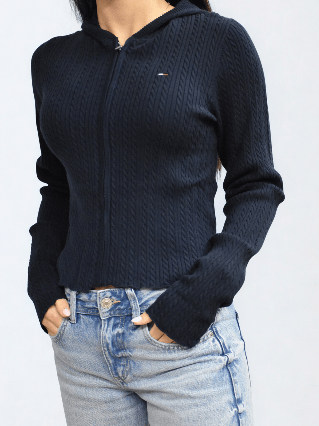 Essential Zipper Hood Cardigan Tommy Jeans - Seipuntozerostore