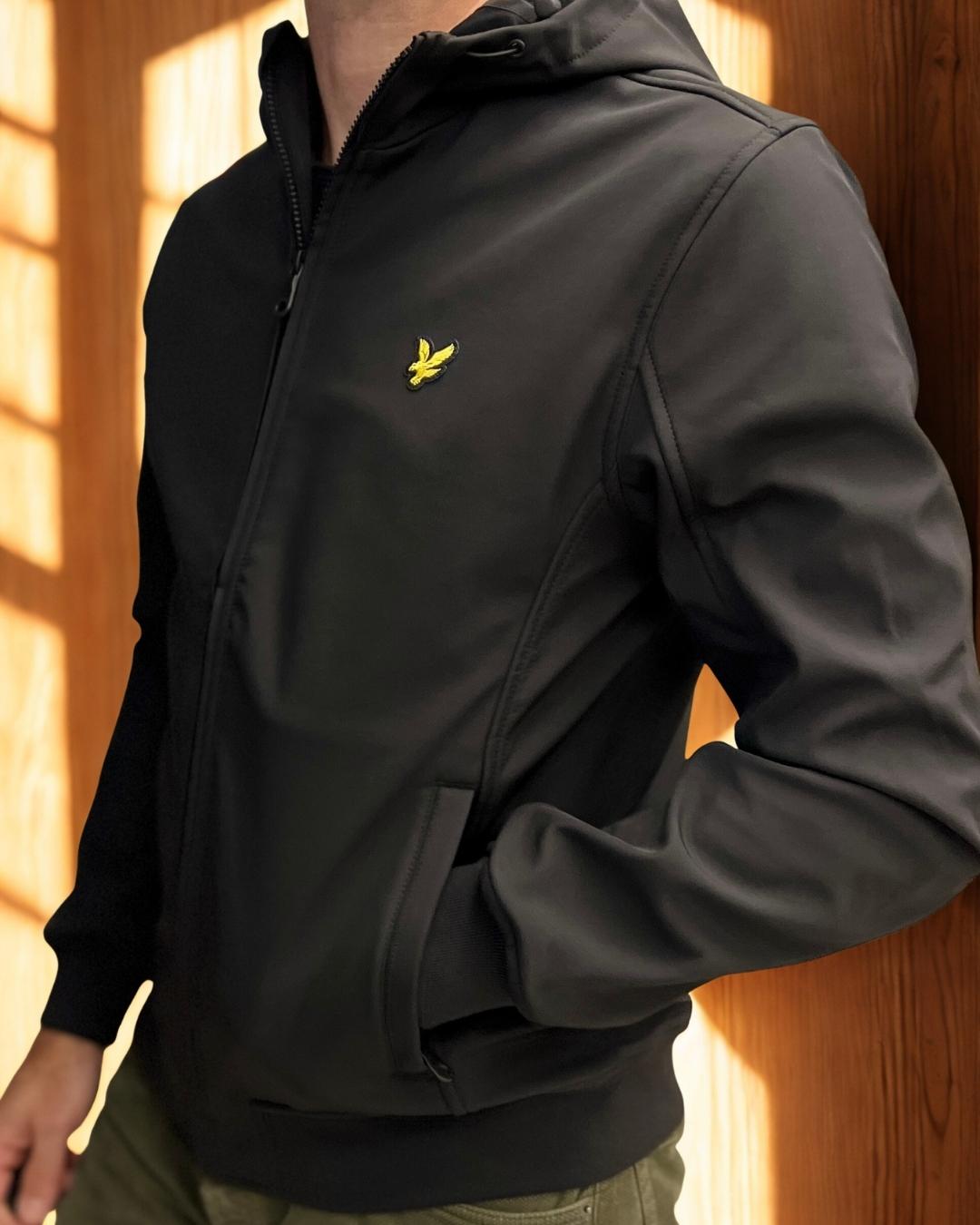 Giubbotto nero Softshell Jacket Lyle & Scott - Seipuntozerostore