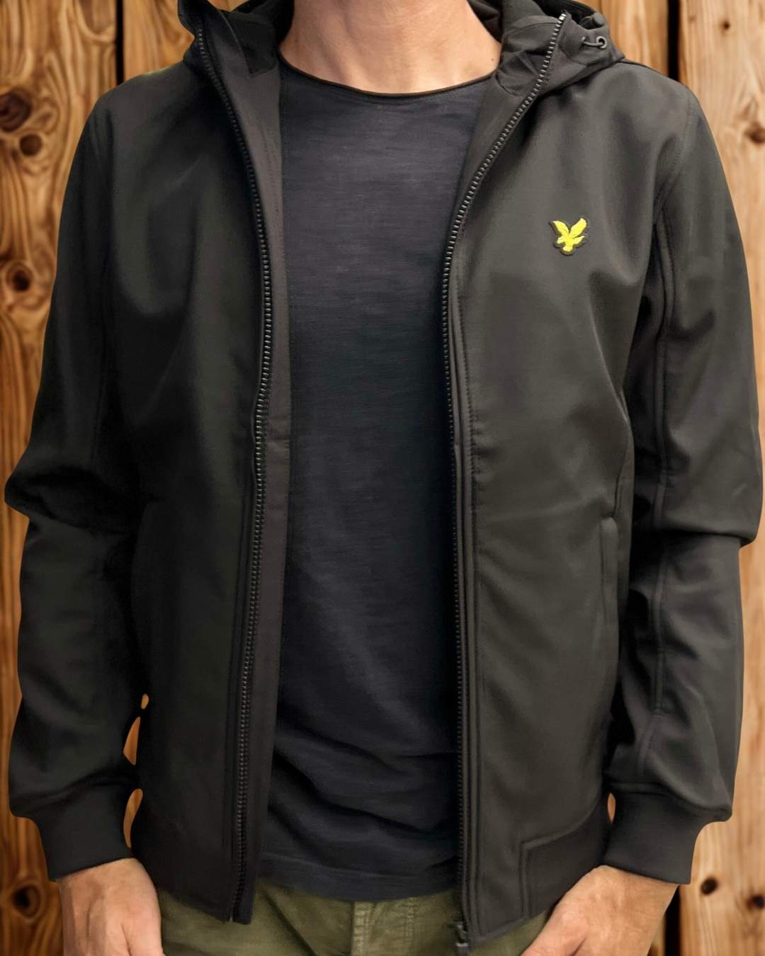 Giubbotto nero Softshell Jacket Lyle & Scott - Seipuntozerostore