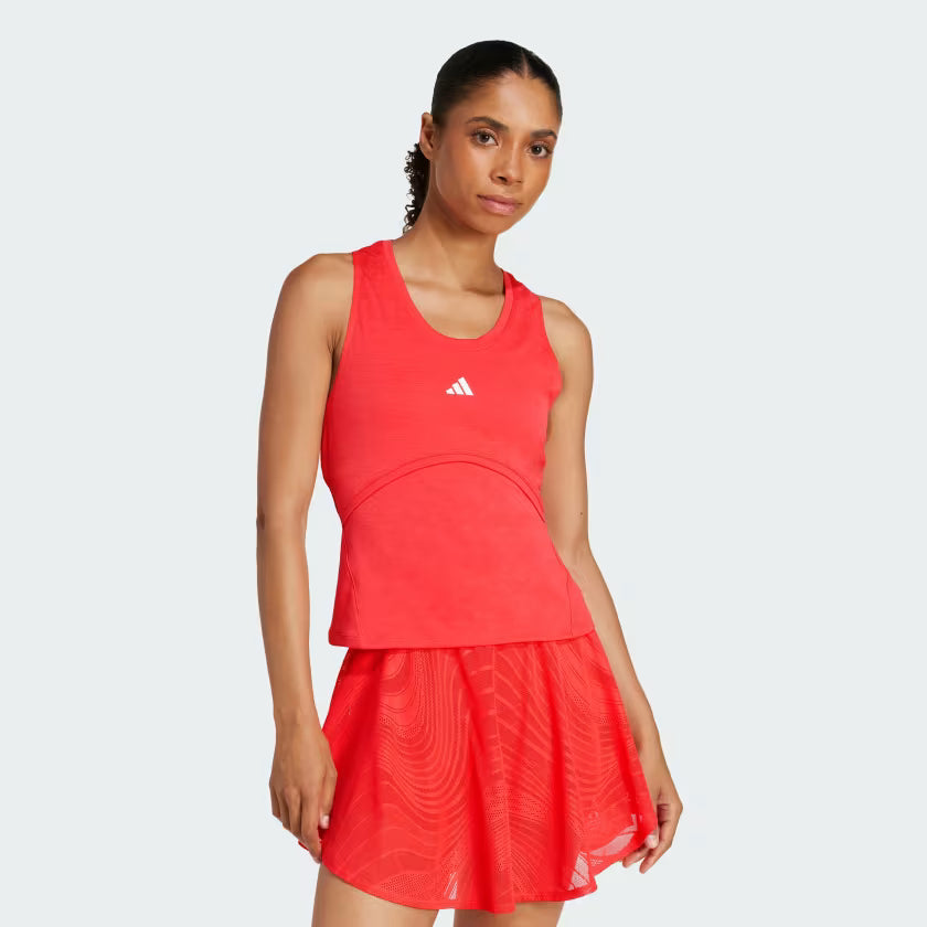 Canotta da tennis Pro Climacool Y Semi Lucid Red Rosso Adidas