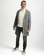 Cappotto monopetto Pied de poule Berna - Seipuntozerostore