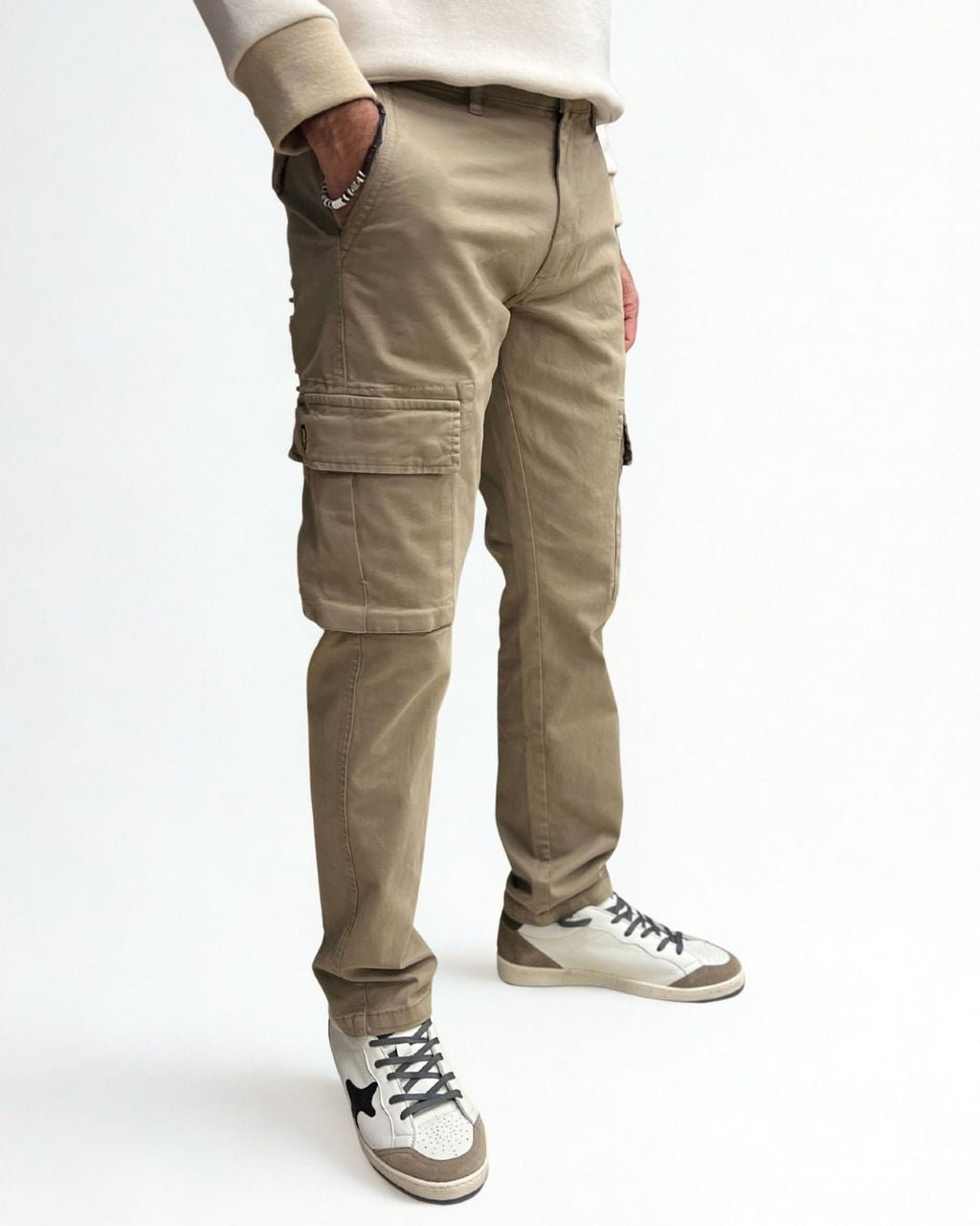 Pantalone Cargo Beige Sand Lyle & Scott - Seipuntozerostore