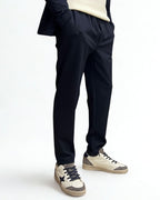 Pantalone Sartoriale Blu con elastico in vita e interni in tessuto V2 - Seipuntozerostore