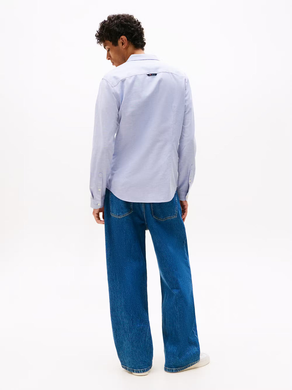 Camicia slim fit in cotone Oxford stretch twilight navy Tommy Jeans