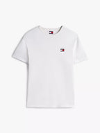 T-shirt con distintivo Tommy tono su tono