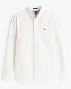 Camicia Oxford regular fit button down Ecru Tommy Jeans - Seipuntozerostore