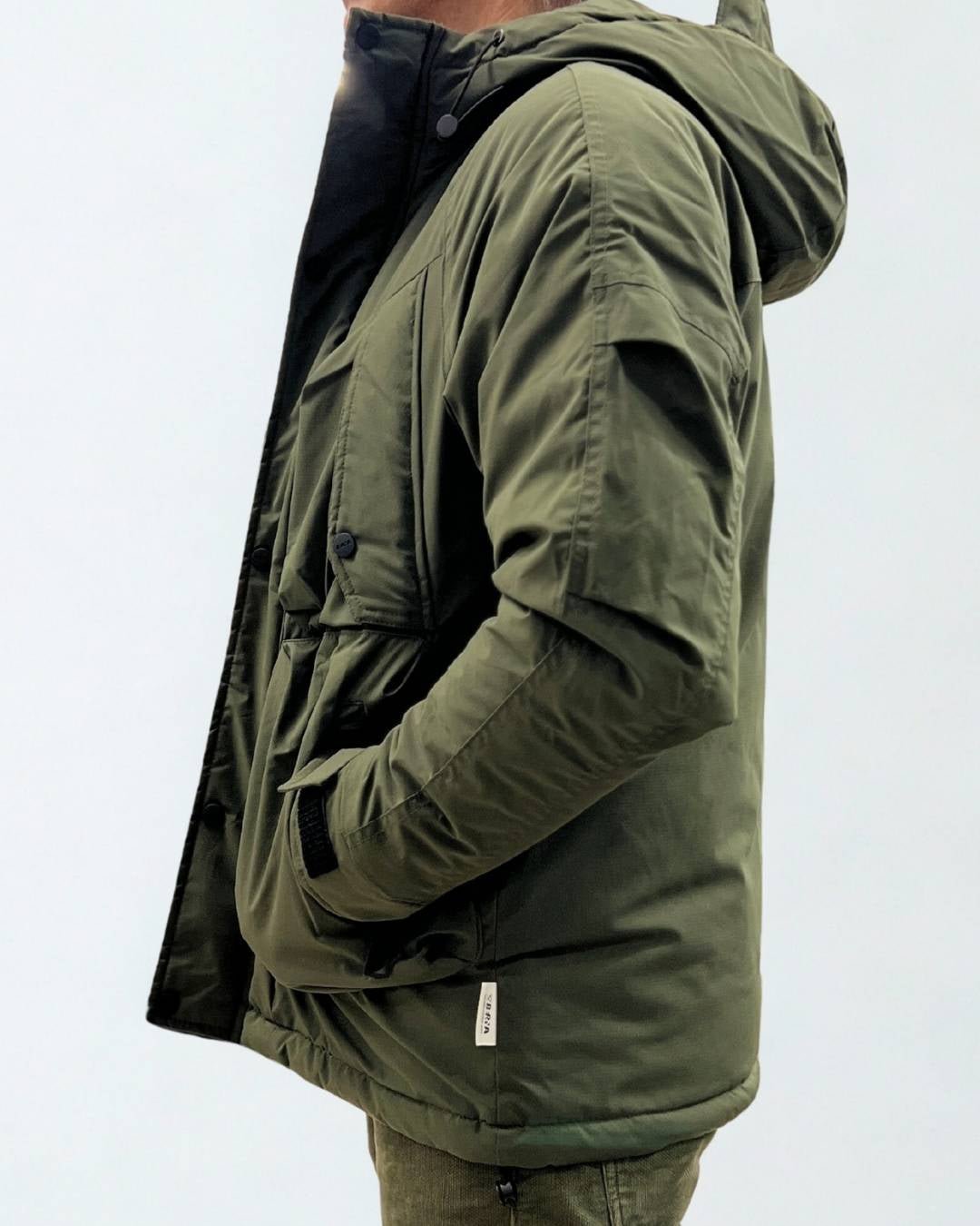 Giacca Outdoor Jacket Verde Militare Berna - Seipuntozerostore