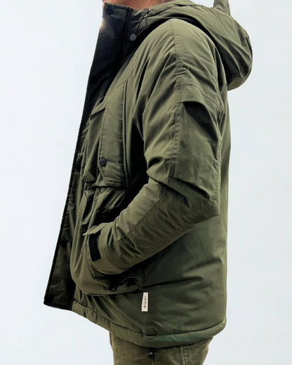 Giacca Outdoor Jacket Verde Militare Berna - Seipuntozerostore