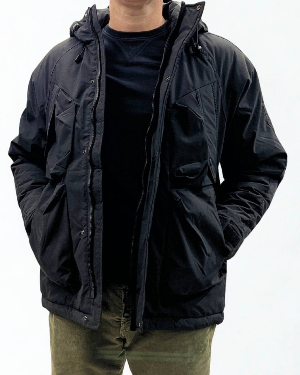 Giacca Outdoor Jacket Nero Berna - Seipuntozerostore