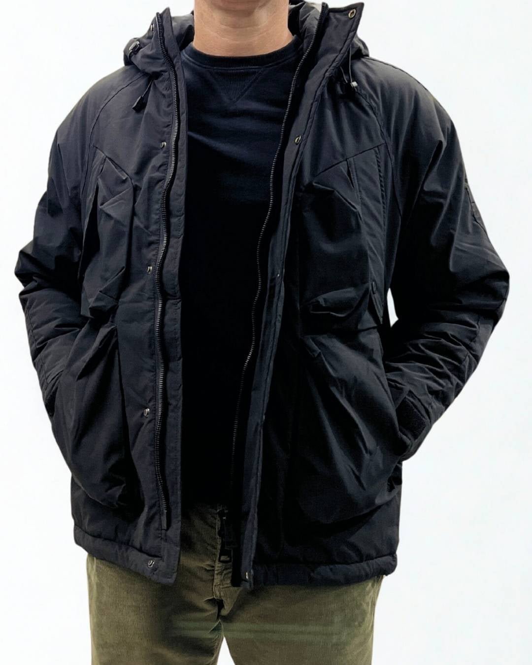 Giacca Outdoor Jacket Nero Berna - Seipuntozerostore