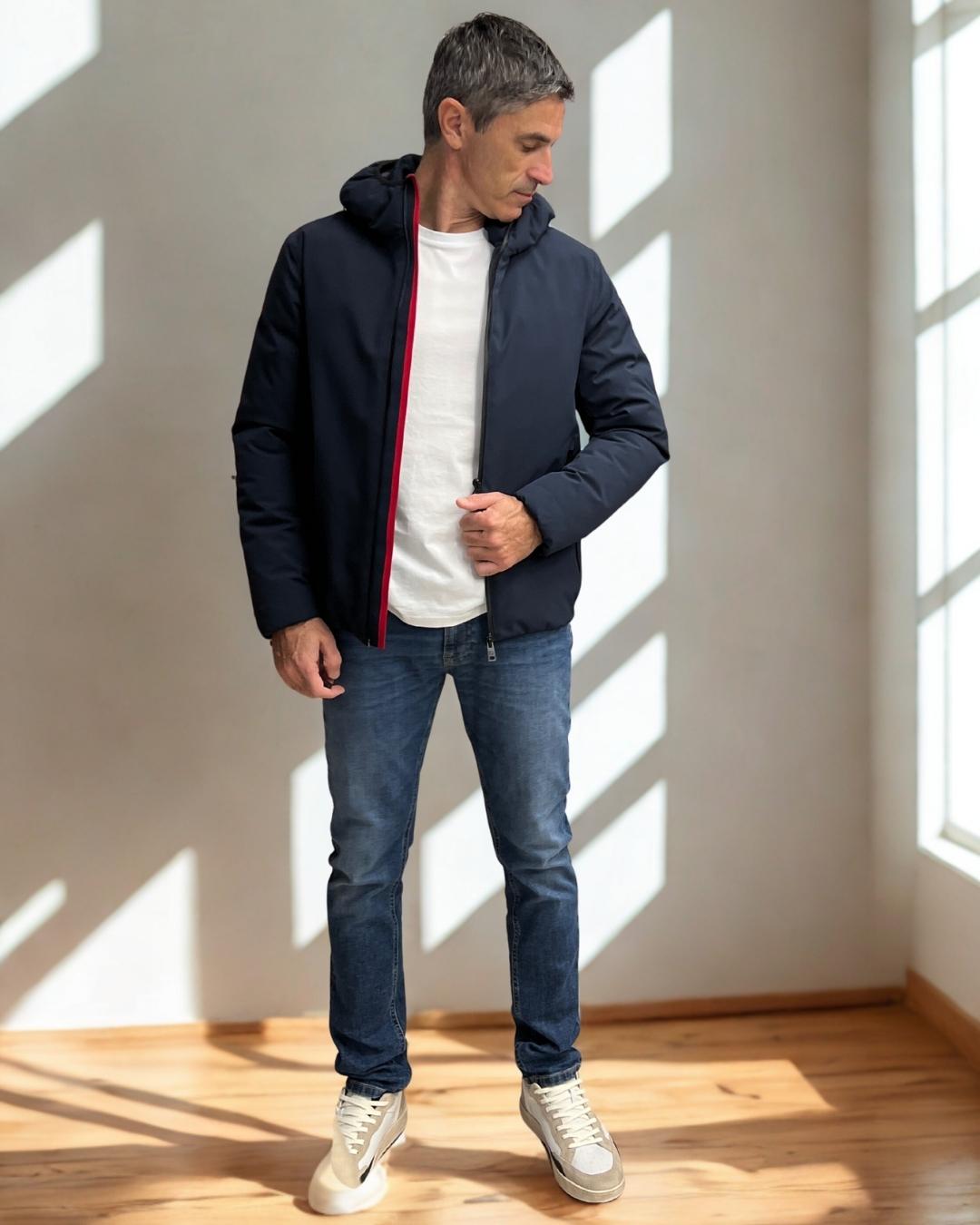 Giacca 0.1 TECH Blu Canadiens - Seipuntozerostore