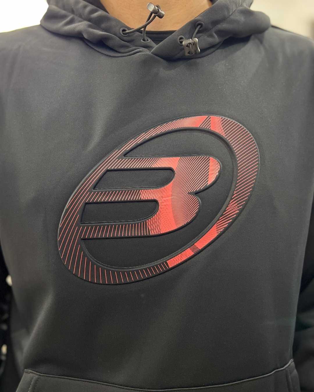 Felpa Gomese Nero Bullpadel - Seipuntozerostore