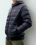 Giacca Wadded Jacket nero Lyle & Scott - Seipuntozerostore