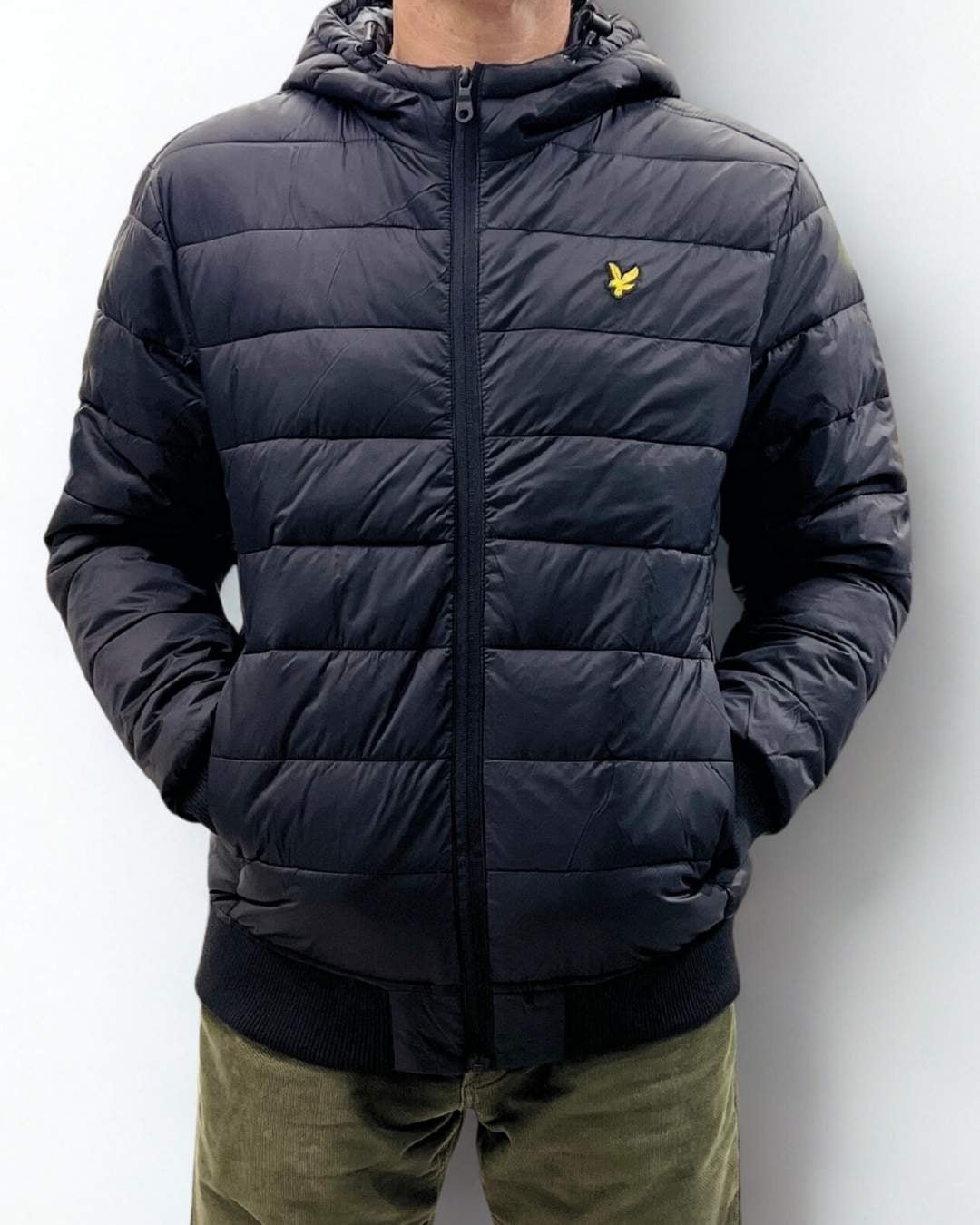 Giacca Wadded Jacket nero Lyle & Scott - Seipuntozerostore