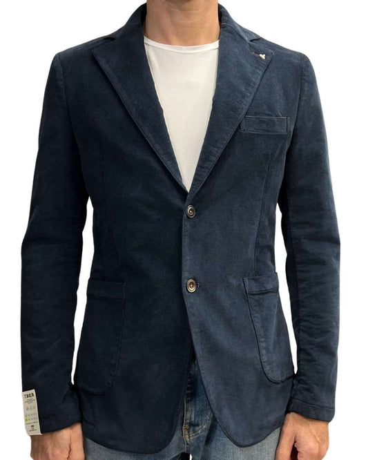 Giacca Blazer monopetto Blu Berna - Seipuntozerostore