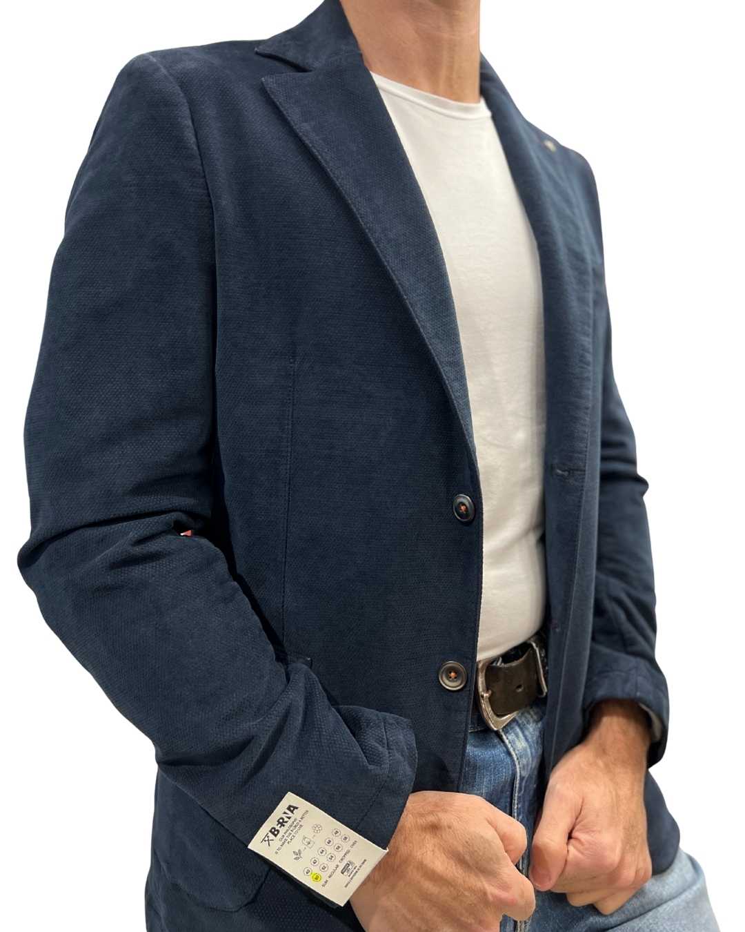 Giacca Blazer monopetto Blu Berna - Seipuntozerostore