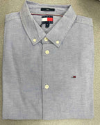 Camicia slim fit in cotone Oxford stretch twilight navy Tommy Jeans - Seipuntozerostore