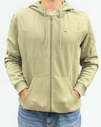 Felpa con cappuccio e zip integrale Verde Tommy Jeans - Seipuntozerostore