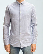 Camicia slim fit in cotone Oxford stretch twilight navy Tommy Jeans - Seipuntozerostore