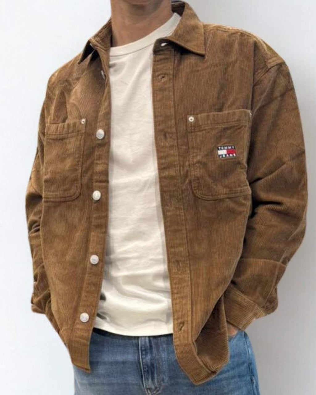 Camicia relaxed fit in velluto a coste Tommy Jeans - Seipuntozerostore