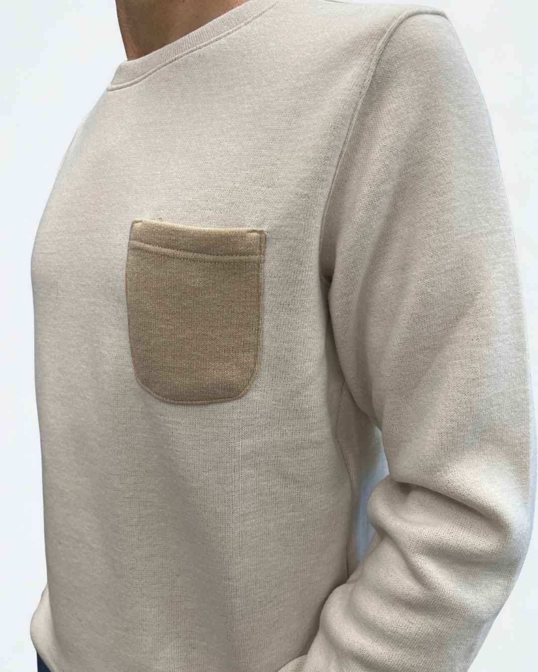 Felpa Girocollo Double Burro - Seipuntozerostore