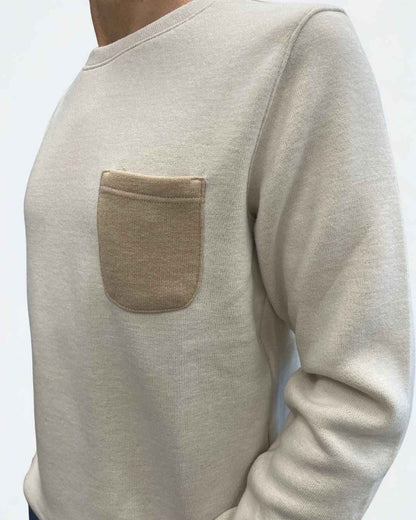 Felpa Girocollo Double Burro - Seipuntozerostore