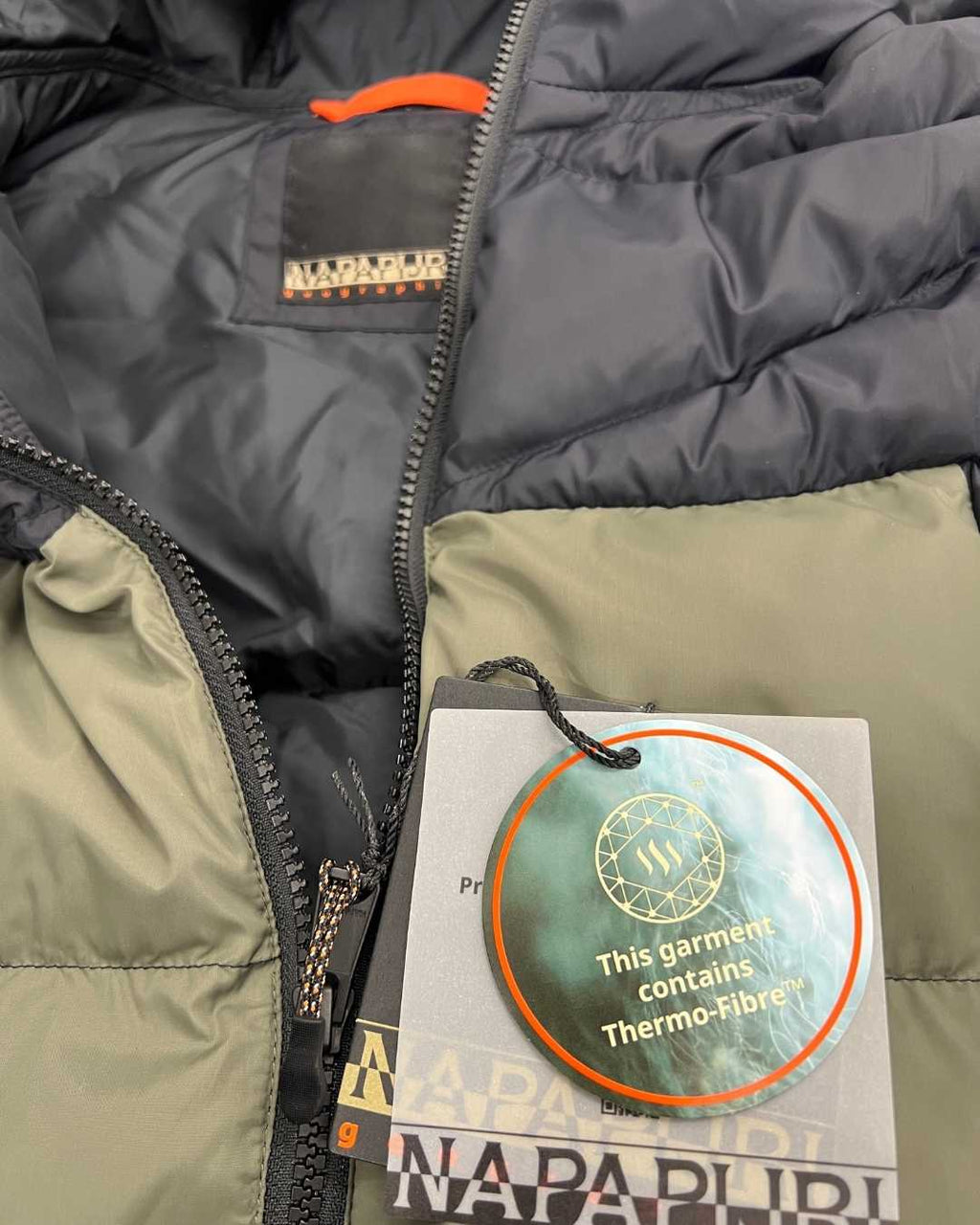 Giacca con Cappuccio Molveno Verde Tea Leaf Napapijri - Seipuntozerostore