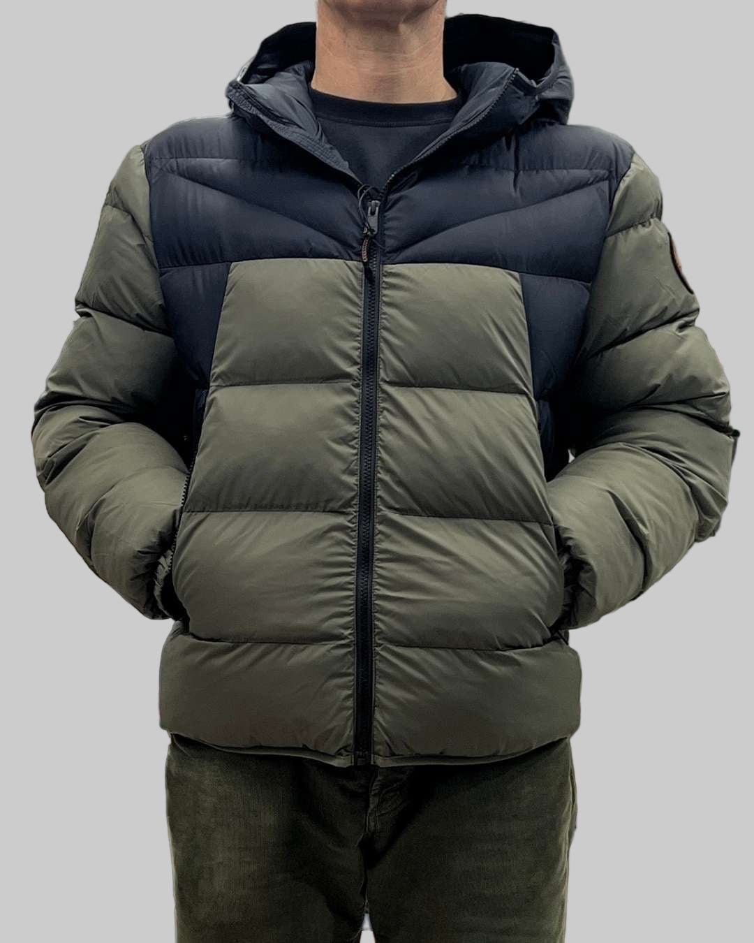 Giacca con Cappuccio Molveno Verde Tea Leaf Napapijri - Seipuntozerostore