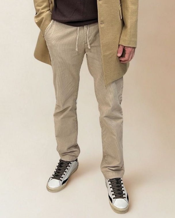 Pantalaccio Dylan Velvet Pants Ecru Lyle & Scott - Seipuntozerostore