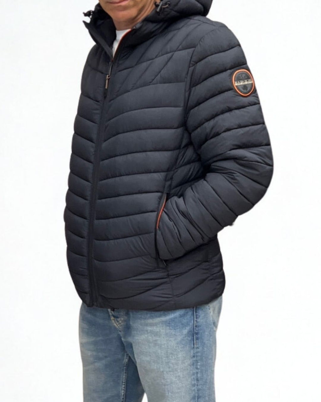 Piumino con Cappuccio Lapaz Nero Black Beauty Napapijri - Seipuntozerostore