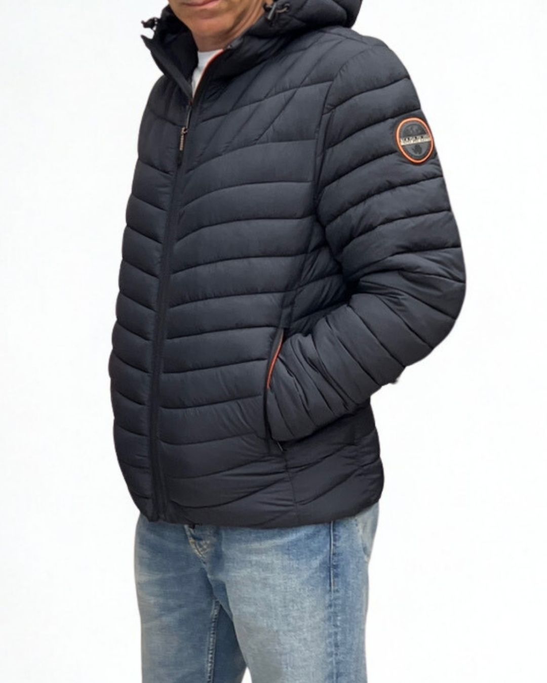 Piumino con Cappuccio Lapaz Nero Black Beauty Napapijri - Seipuntozerostore