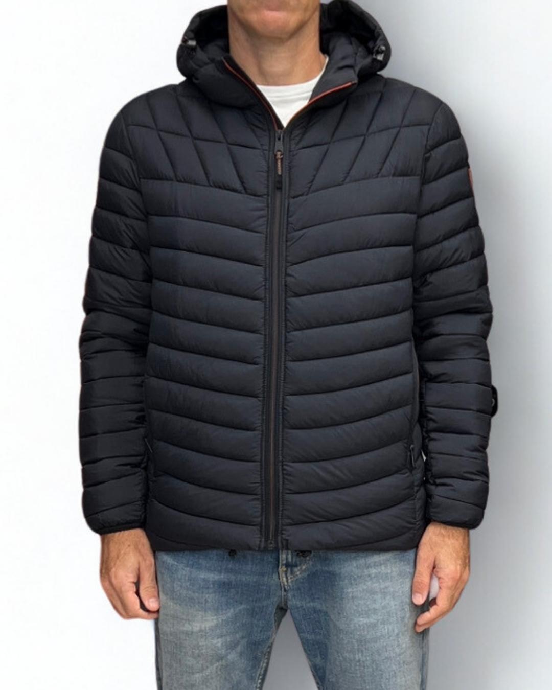 Piumino con Cappuccio Lapaz Nero Black Beauty Napapijri - Seipuntozerostore