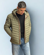 Piumino con Cappuccio Verde Tea Leaf Lapaz Napapijri - Seipuntozerostore