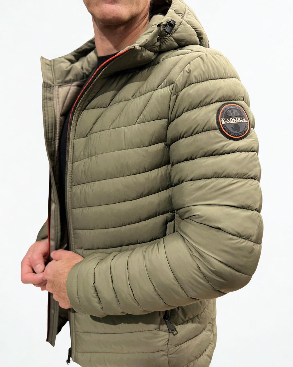 Piumino con Cappuccio Verde Tea Leaf Lapaz Napapijri - Seipuntozerostore