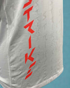 T-shirt Strike Crew Neck Bianco arancio Tee Men - Seipuntozerostore