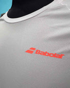 T-shirt Strike Crew Neck Bianco arancio Tee Men - Seipuntozerostore